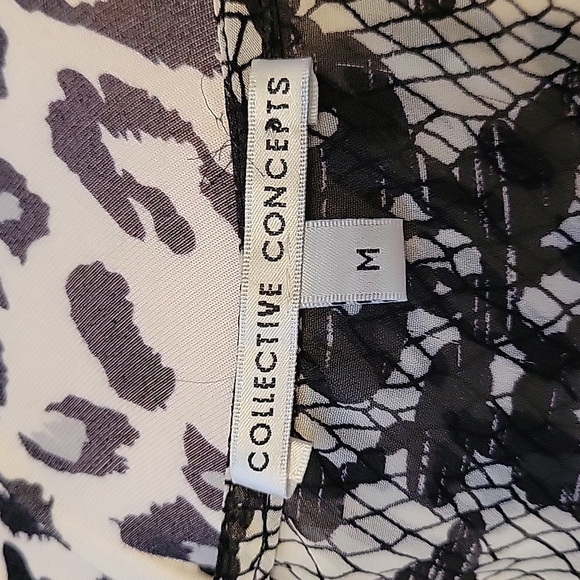 3/$30 Collective CONCEPTS Fairycore Chiffon Bow Tie Cover-up Top - Picture 6 of 9